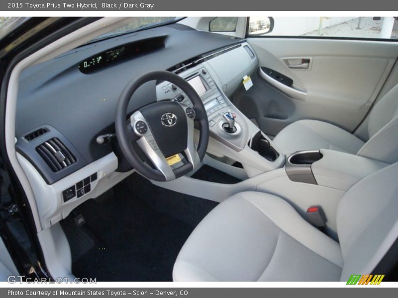  2015 Prius Two Hybrid Dark Gray Interior
