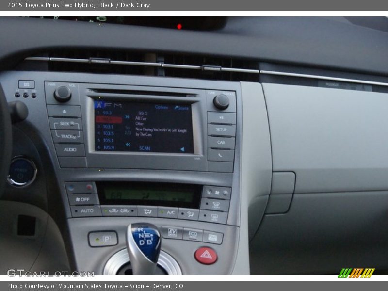 Controls of 2015 Prius Two Hybrid