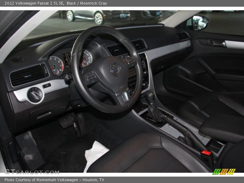 Black / Moonrock Gray 2012 Volkswagen Passat 2.5L SE