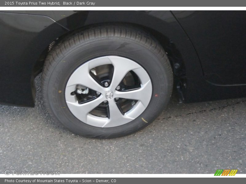 Black / Dark Gray 2015 Toyota Prius Two Hybrid