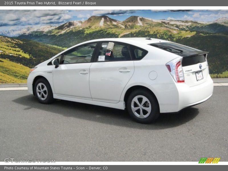 Blizzard Pearl / Bisque 2015 Toyota Prius Two Hybrid