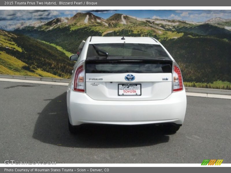 Blizzard Pearl / Bisque 2015 Toyota Prius Two Hybrid