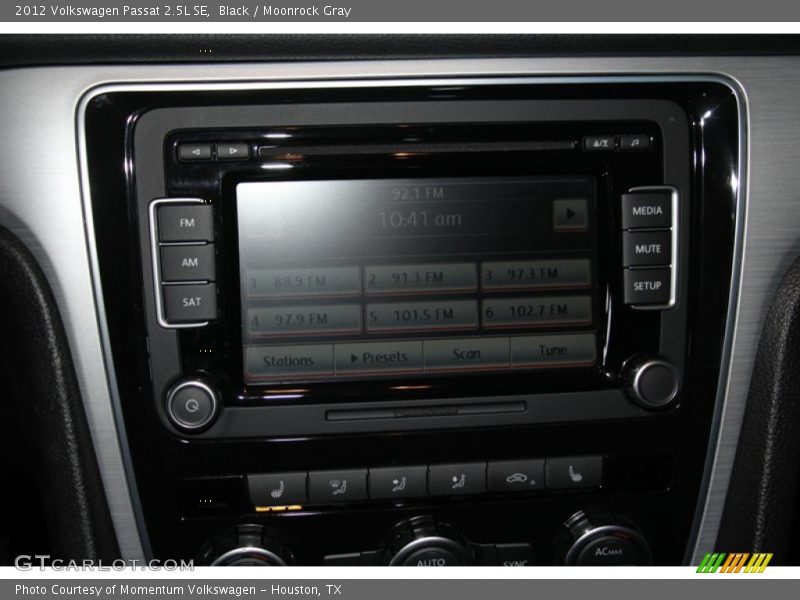 Black / Moonrock Gray 2012 Volkswagen Passat 2.5L SE