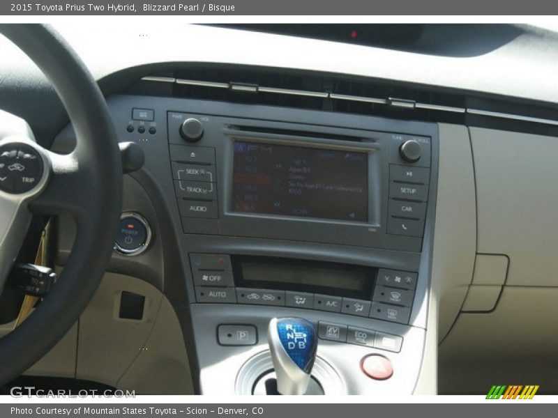 Blizzard Pearl / Bisque 2015 Toyota Prius Two Hybrid