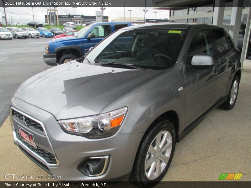 Mercury Gray / Black 2015 Mitsubishi Outlander Sport ES