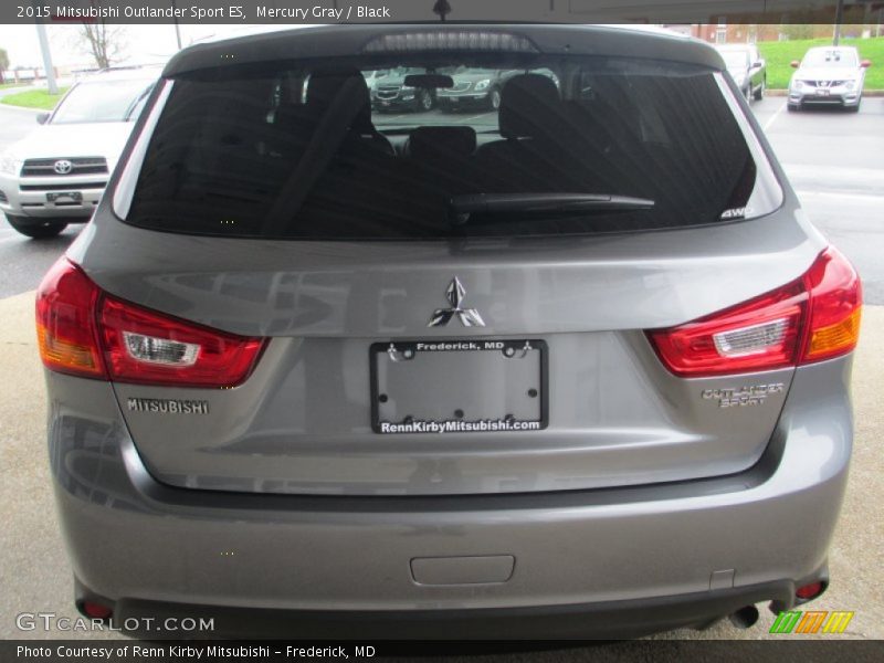 Mercury Gray / Black 2015 Mitsubishi Outlander Sport ES