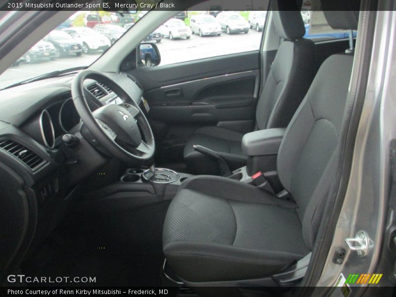 Mercury Gray / Black 2015 Mitsubishi Outlander Sport ES