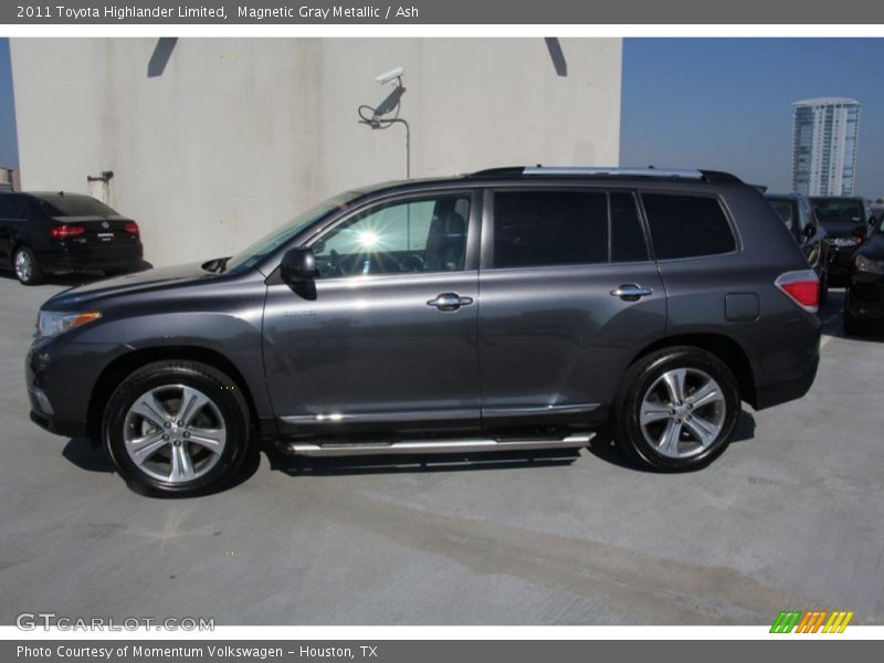 Magnetic Gray Metallic / Ash 2011 Toyota Highlander Limited