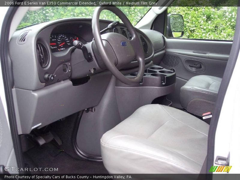Oxford White / Medium Flint Grey 2006 Ford E Series Van E350 Commercial Extended