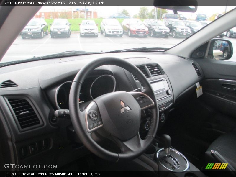 Mercury Gray / Black 2015 Mitsubishi Outlander Sport ES