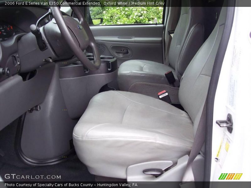 Oxford White / Medium Flint Grey 2006 Ford E Series Van E350 Commercial Extended