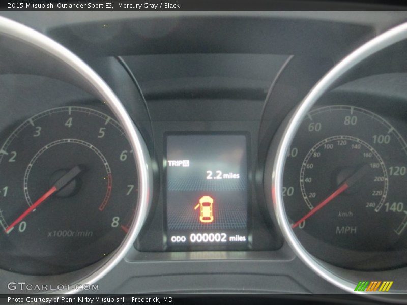 Mercury Gray / Black 2015 Mitsubishi Outlander Sport ES