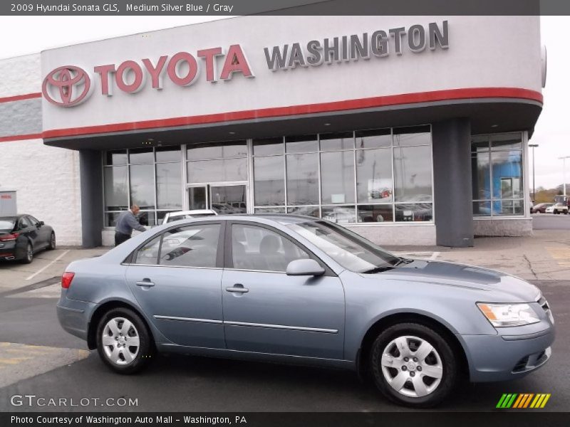 Medium Silver Blue / Gray 2009 Hyundai Sonata GLS