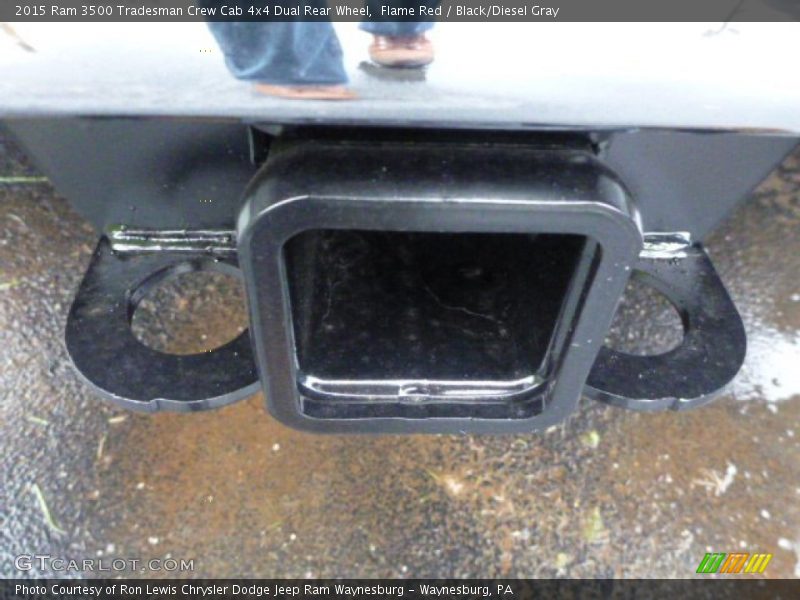 Flame Red / Black/Diesel Gray 2015 Ram 3500 Tradesman Crew Cab 4x4 Dual Rear Wheel