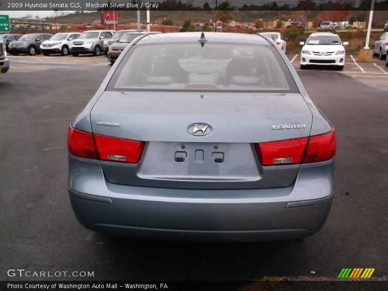 Medium Silver Blue / Gray 2009 Hyundai Sonata GLS