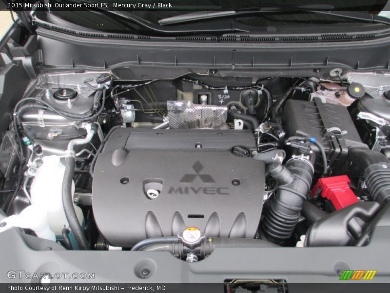 Mercury Gray / Black 2015 Mitsubishi Outlander Sport ES