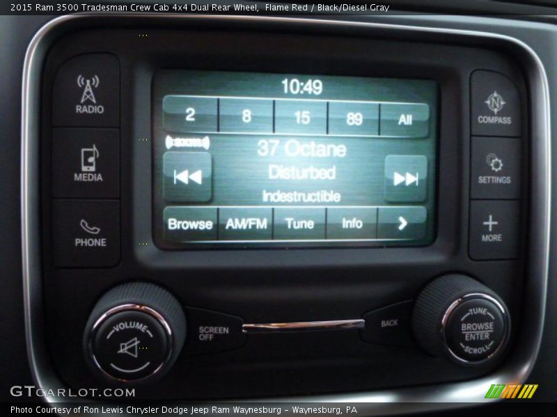 Flame Red / Black/Diesel Gray 2015 Ram 3500 Tradesman Crew Cab 4x4 Dual Rear Wheel