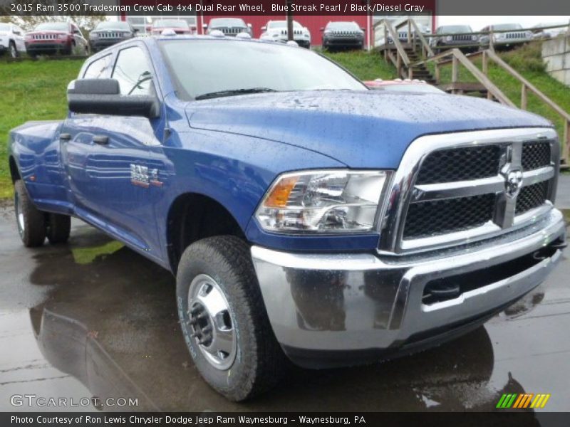 Front 3/4 View of 2015 3500 Tradesman Crew Cab 4x4 Dual Rear Wheel