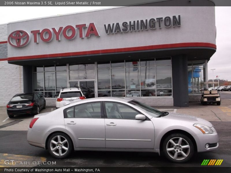 Liquid Silver Metallic / Frost 2006 Nissan Maxima 3.5 SE