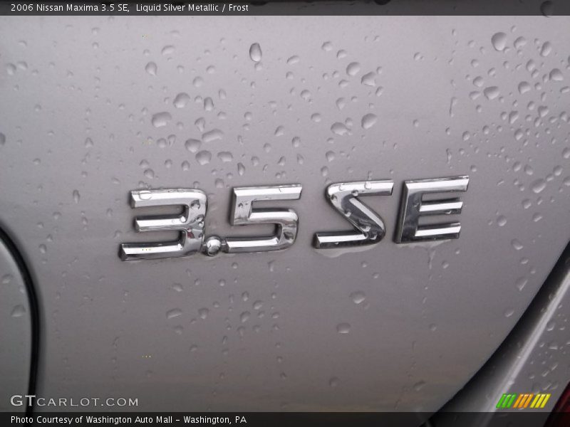 Liquid Silver Metallic / Frost 2006 Nissan Maxima 3.5 SE
