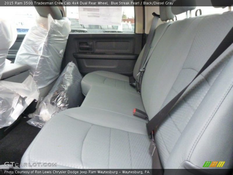 Blue Streak Pearl / Black/Diesel Gray 2015 Ram 3500 Tradesman Crew Cab 4x4 Dual Rear Wheel