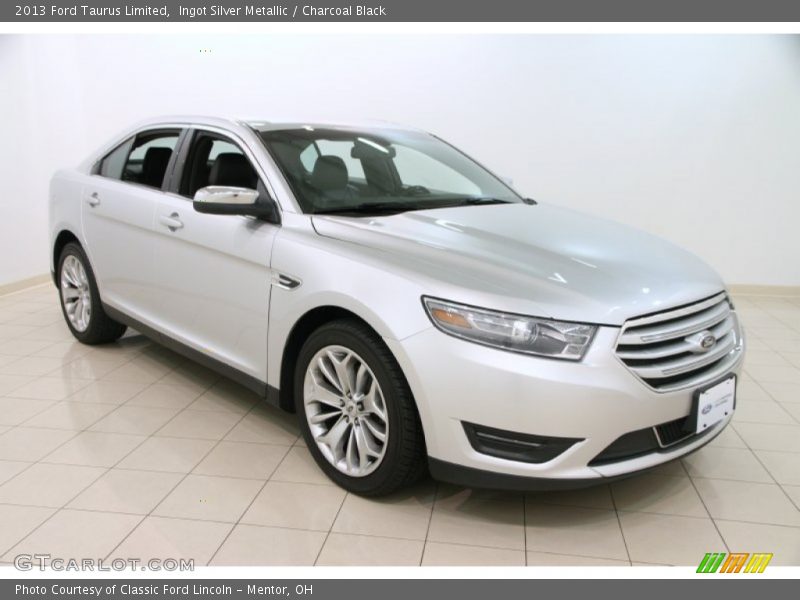 Ingot Silver Metallic / Charcoal Black 2013 Ford Taurus Limited