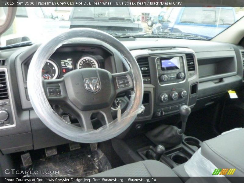 Dashboard of 2015 3500 Tradesman Crew Cab 4x4 Dual Rear Wheel