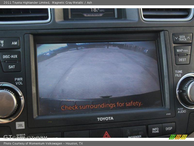 Magnetic Gray Metallic / Ash 2011 Toyota Highlander Limited