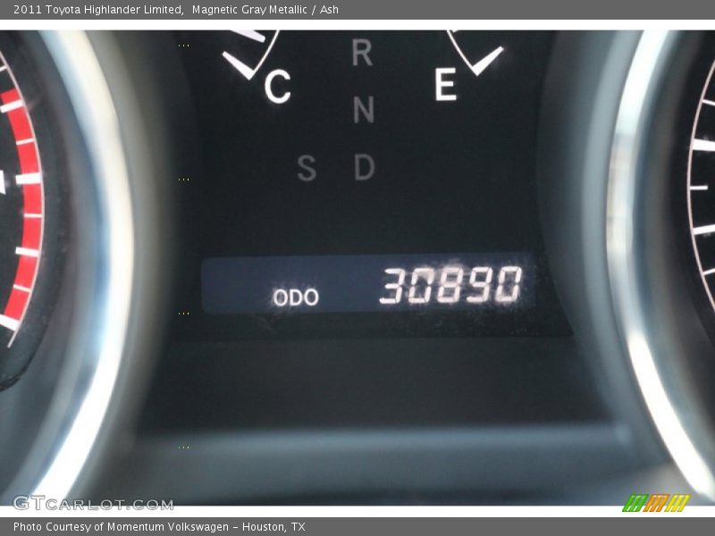 Magnetic Gray Metallic / Ash 2011 Toyota Highlander Limited