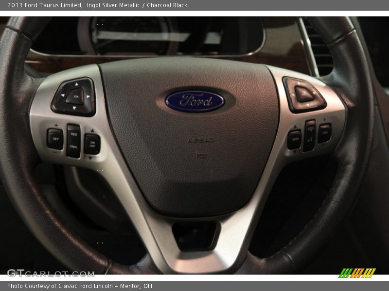 Ingot Silver Metallic / Charcoal Black 2013 Ford Taurus Limited