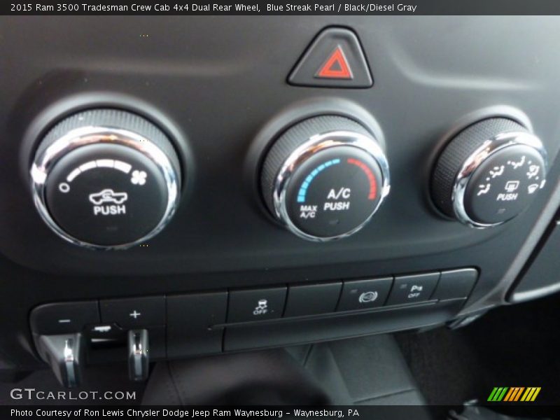 Controls of 2015 3500 Tradesman Crew Cab 4x4 Dual Rear Wheel