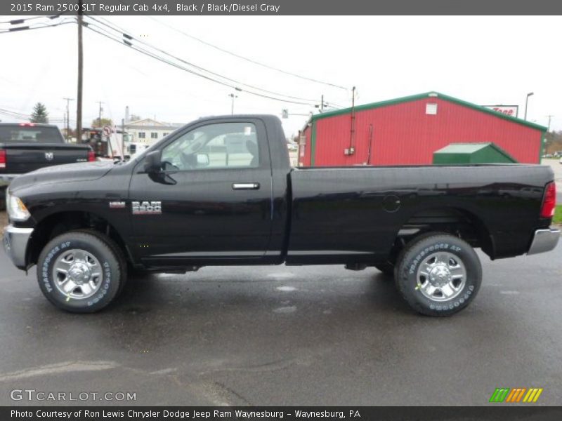 Black / Black/Diesel Gray 2015 Ram 2500 SLT Regular Cab 4x4