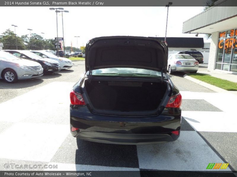 Phantom Black Metallic / Gray 2014 Hyundai Sonata GLS