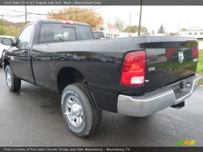 Black / Black/Diesel Gray 2015 Ram 2500 SLT Regular Cab 4x4