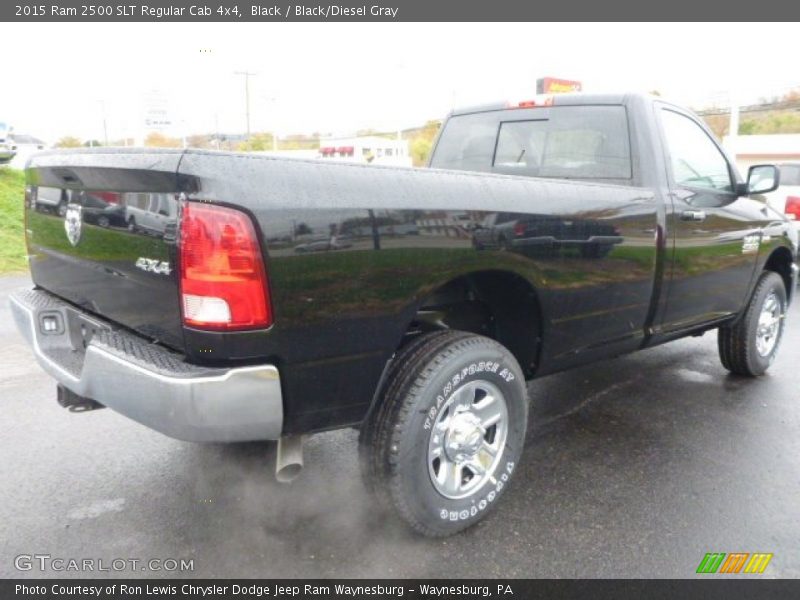 Black / Black/Diesel Gray 2015 Ram 2500 SLT Regular Cab 4x4