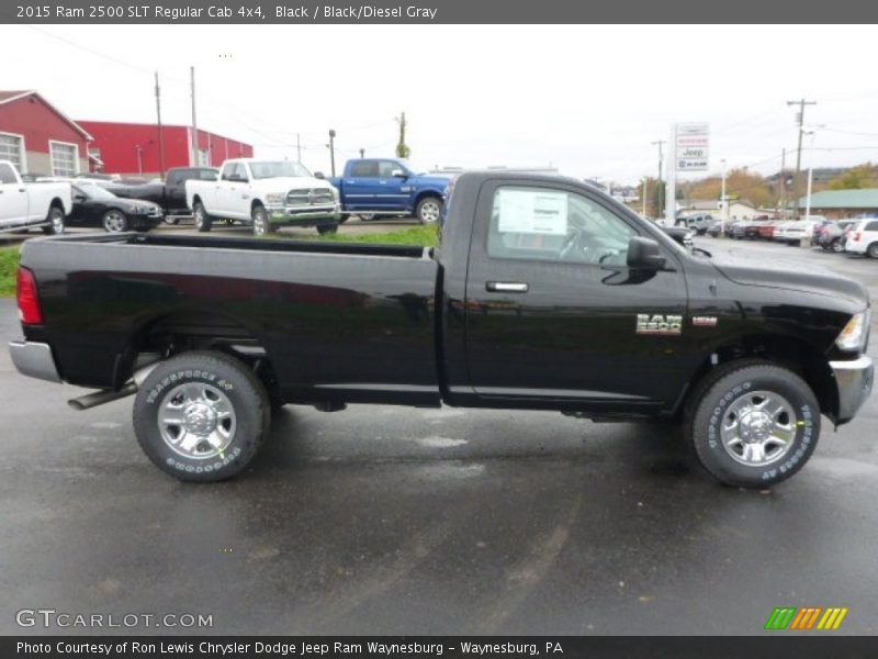 Black / Black/Diesel Gray 2015 Ram 2500 SLT Regular Cab 4x4