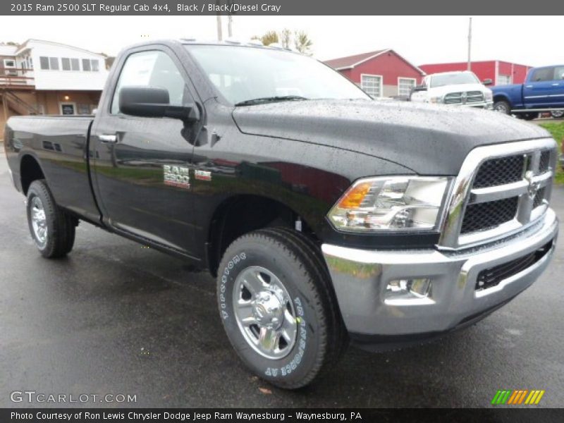 Black / Black/Diesel Gray 2015 Ram 2500 SLT Regular Cab 4x4