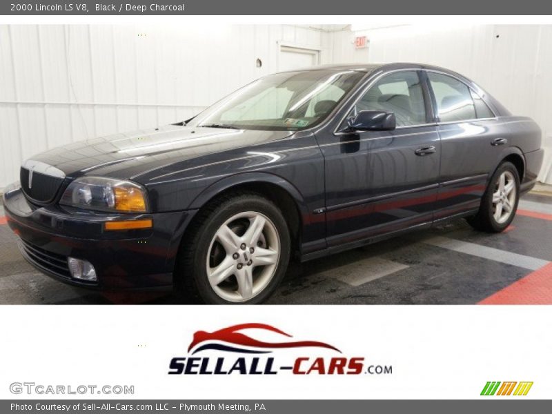 Black / Deep Charcoal 2000 Lincoln LS V8