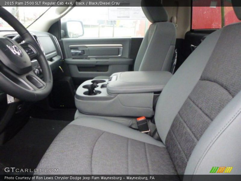 Black / Black/Diesel Gray 2015 Ram 2500 SLT Regular Cab 4x4