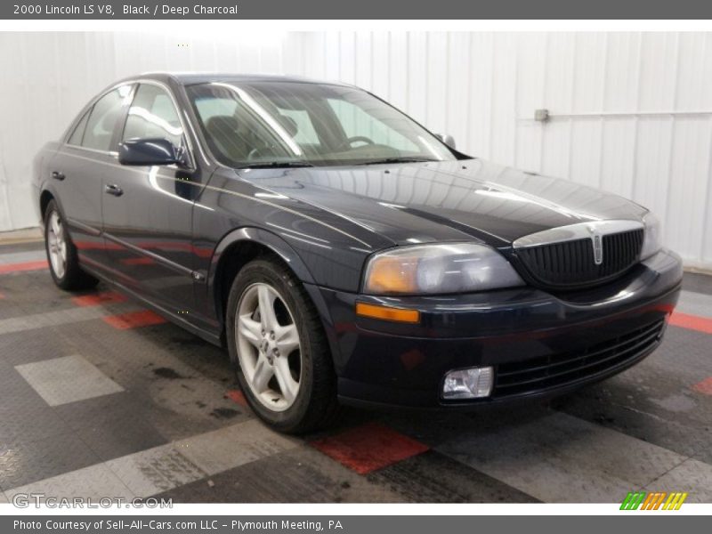 Black / Deep Charcoal 2000 Lincoln LS V8
