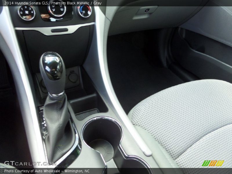 Phantom Black Metallic / Gray 2014 Hyundai Sonata GLS