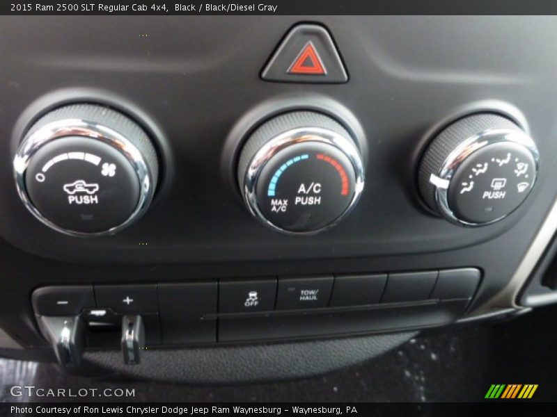 Black / Black/Diesel Gray 2015 Ram 2500 SLT Regular Cab 4x4