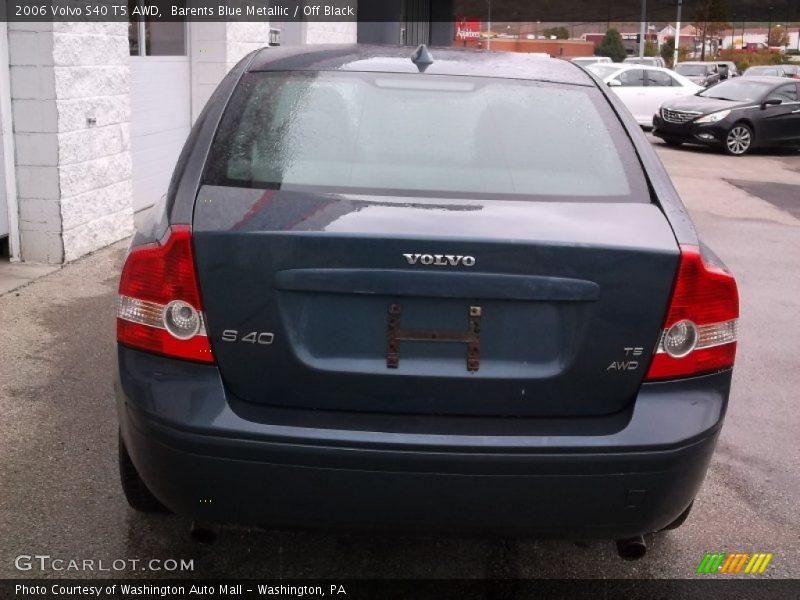 Barents Blue Metallic / Off Black 2006 Volvo S40 T5 AWD