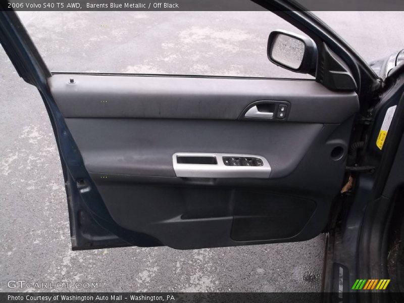 Barents Blue Metallic / Off Black 2006 Volvo S40 T5 AWD