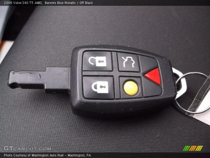 Barents Blue Metallic / Off Black 2006 Volvo S40 T5 AWD