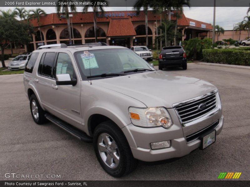 Silver Birch Metallic / Black 2006 Ford Explorer Limited