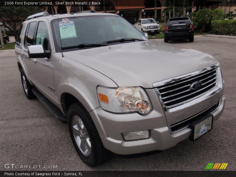 Silver Birch Metallic / Black 2006 Ford Explorer Limited