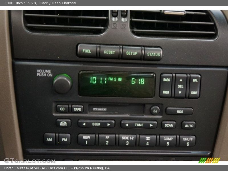 Black / Deep Charcoal 2000 Lincoln LS V8