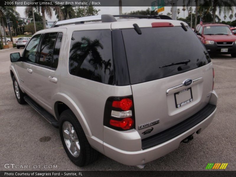 Silver Birch Metallic / Black 2006 Ford Explorer Limited