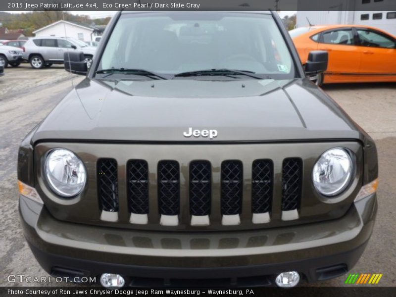 Eco Green Pearl / Dark Slate Gray 2015 Jeep Patriot Latitude 4x4